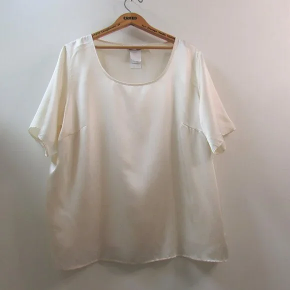Marina Rinaldi Cream Top - Picture 3 of 5